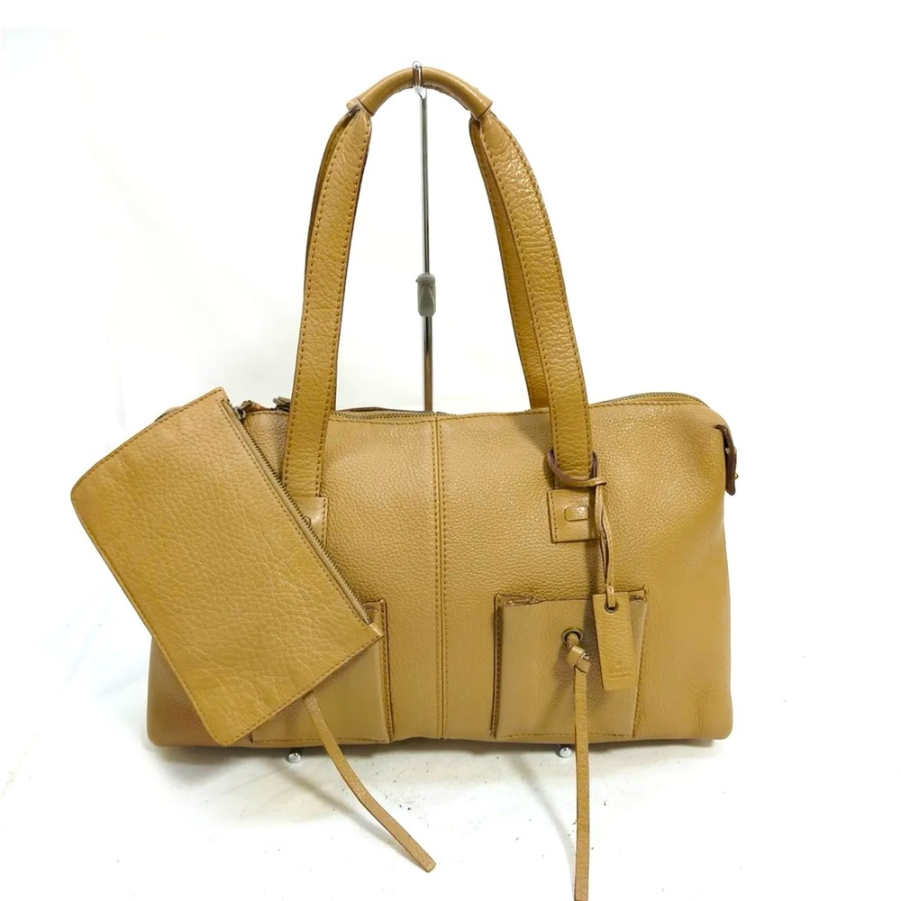 Gucci Hand Bag  Beige Leather made in Italy 🇮🇹